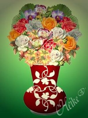 Lektion 35-Vase mit Ornament